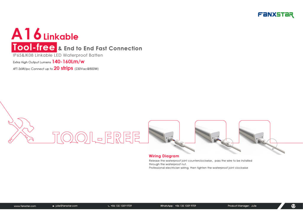 Linkable tool for our bespoke tri-proof lights