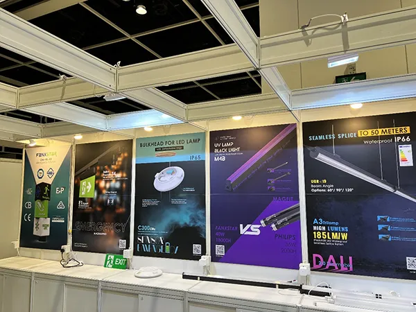 Fanxstar attends at 2025 Hong Kong Spring Lighting Fair with Innovative Emergency.3