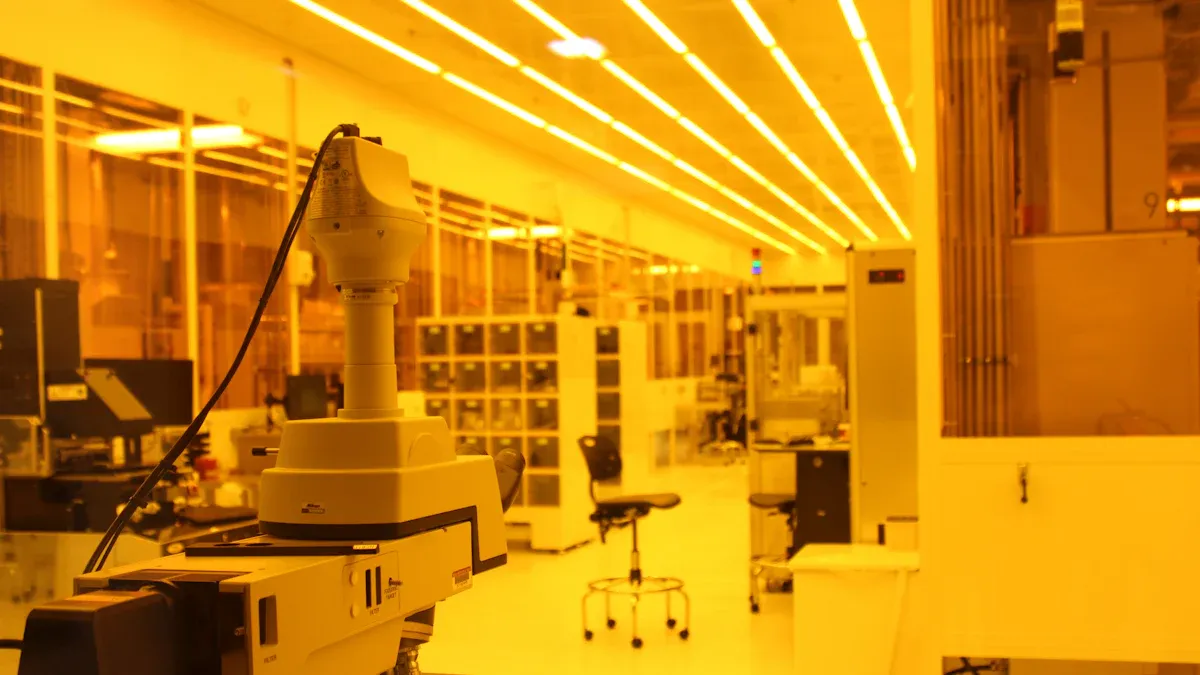 Amber Lighting in Semiconductor Manufacturing