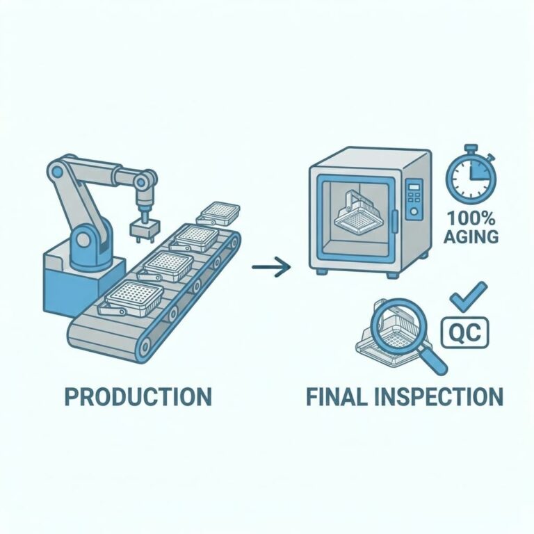 Kwaliteitscontrole bij massaproductie