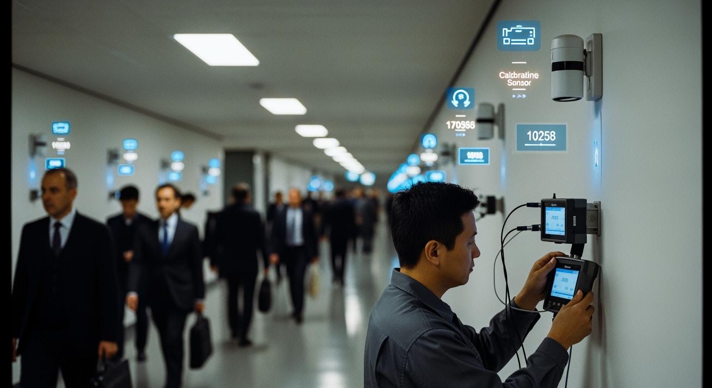 Calibrating Motion Sensors for High-Traffic Corridors
