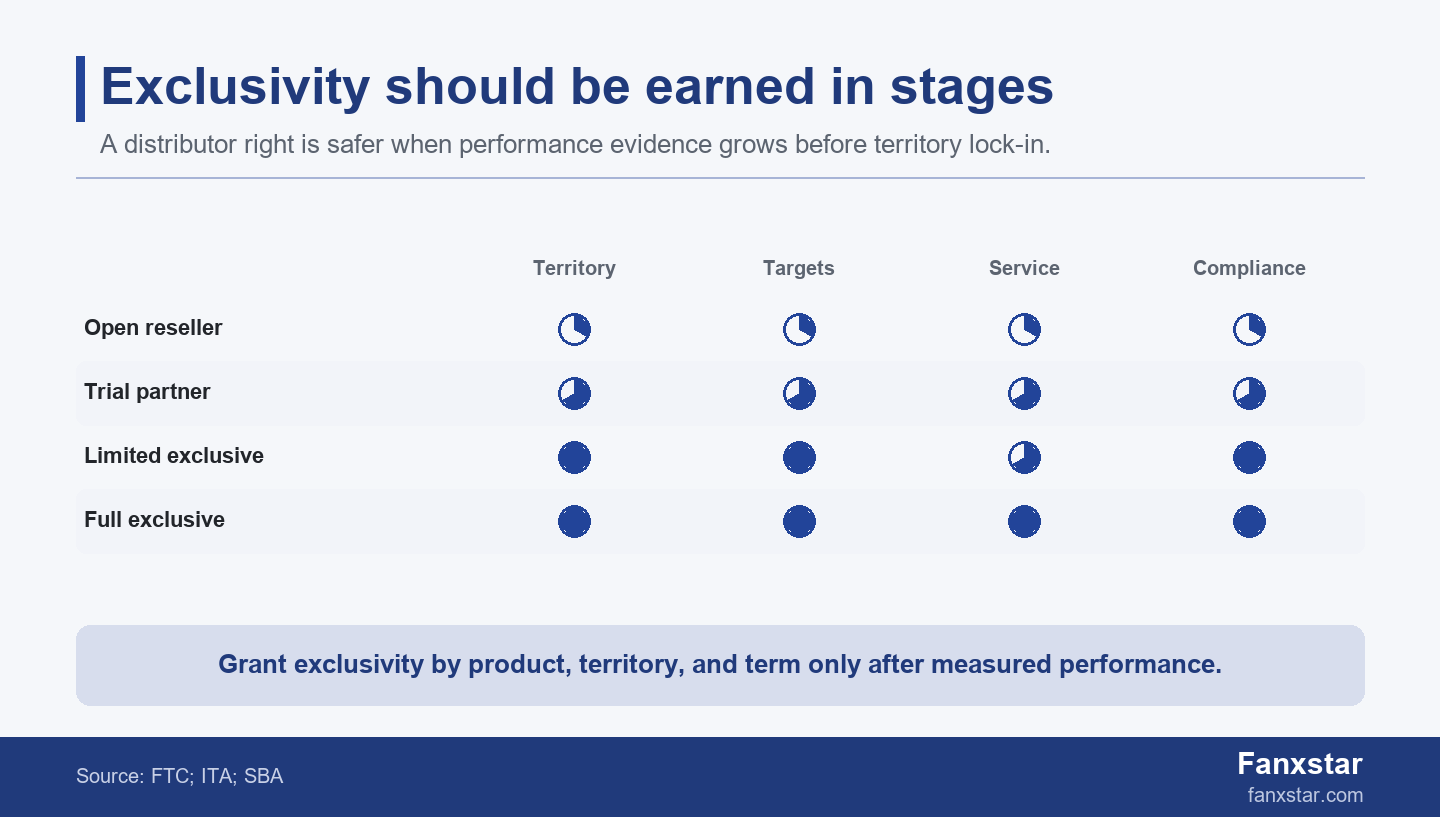 Exclusive distributor readiness score matrix for B2B lighting agreements