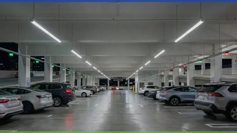 Dampfdichte vs. lineare LED-Leuchten für Parkhäuser